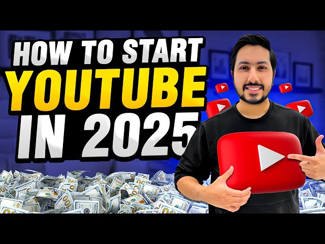 How To Start & Grow A YouTube Channel From 0 Subs In 2025 For Beginners #trending