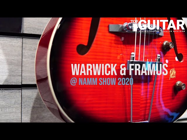 NAMM 2020   Warwick & Framus presented by Marcus Spangler (PL sub)