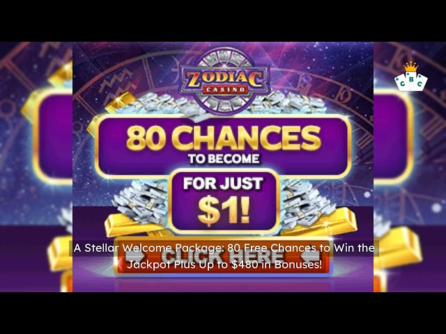 Zodiac Casino Video Review & Bonuses – 80 Chances for $1!