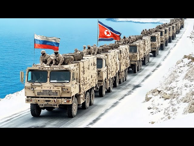 1 MINUTE AGO! Ukraine Wiped Out Russian Convoy with 13 North Korean Missile Vehicles - Arma 3