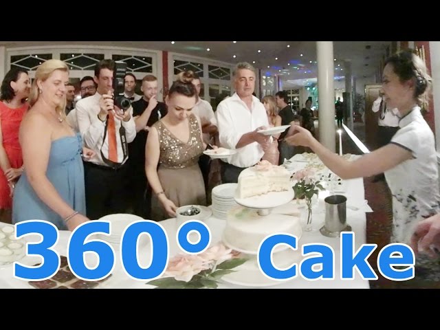 360 degree Wedding Cake Serving Hochzeitskuchen