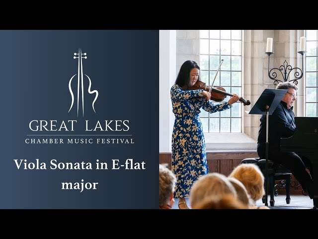 Brahms – Viola Sonata in E-flat major, Op. 120, No. 2 | Great Lakes Chamber Music Festival 2024