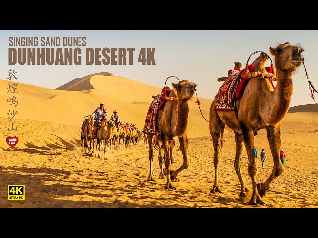 Exploring China's Most Favored Desert | Dunhuang, Gansu Province | 4K HDR | 敦煌鸣沙山