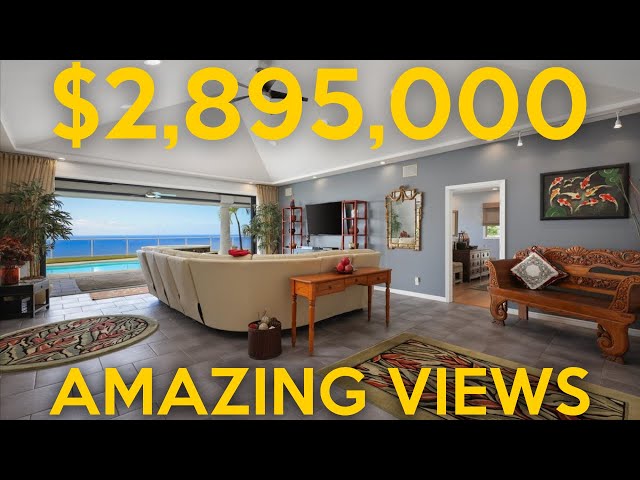 🏝️ Kona Vistas Luxury Home! 🌊 180° Ocean Views, Pool & Solar | Move-In Ready Hawaii Retreat! 🌅