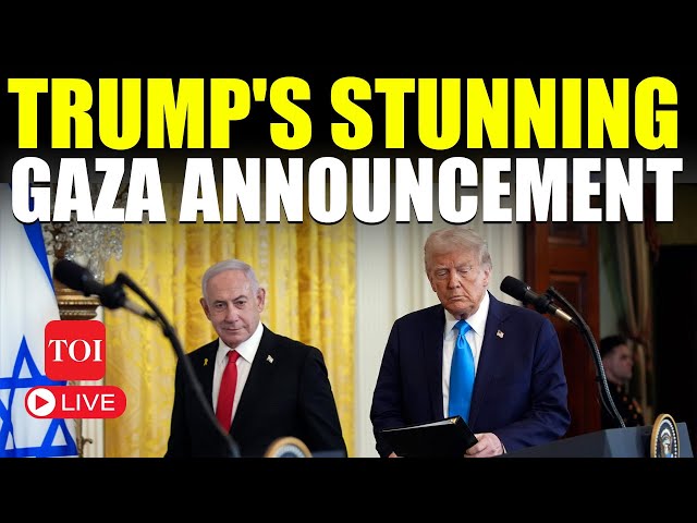 Trump-Netanyahu Presser LIVE | 'US Will Take Over Gaza, Own & Develop It': Shocking Announcement