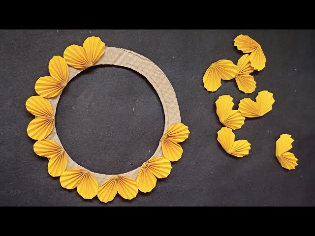 beautiful paper wall hanging/paper craft ideas/homedecor