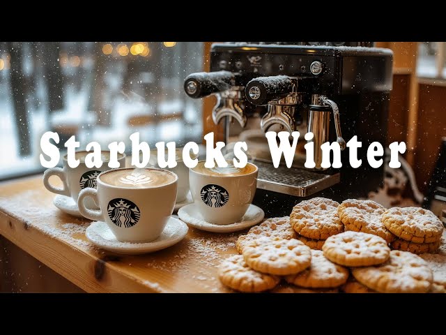 February Winter Jazz Music ❄️ Relaxing Background Music & Cheerful Starbucks Coffee for Joyful Moods