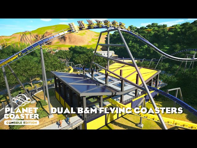 Thunder & Lightning/Dual Station B&M Flying Coaster/Planet Coaster Console Edition