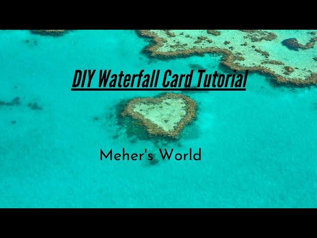 Waterfall Greeting Card Tutorial