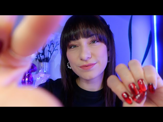 ASMR ✨ Clicky Mouth Sounds with Hand Movements (Sleep Inducing Whispers, Inaudible, Rainy Day ☔)