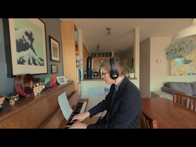 There Will Never Be Another You (vocals and jazz piano) by Geoff Peters in VR 180 3D Vuze XR