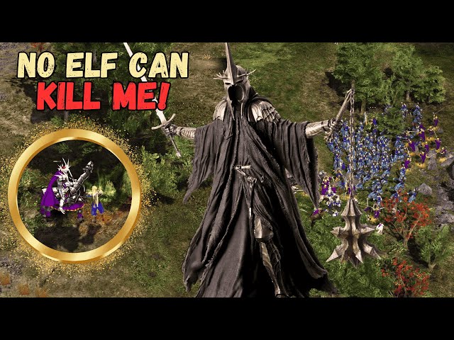 NO ELF CAN KILL ME! OR CAN HE? | BFME2 RotWK