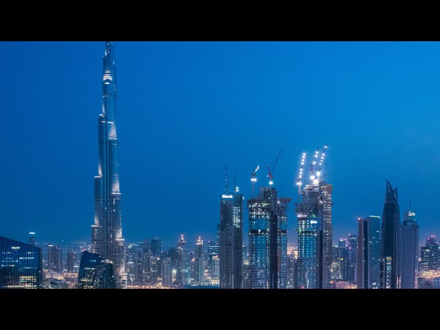 Dubai, United Arab Emirates 🇦🇪 Burj Khalifa - by drone [4K]….