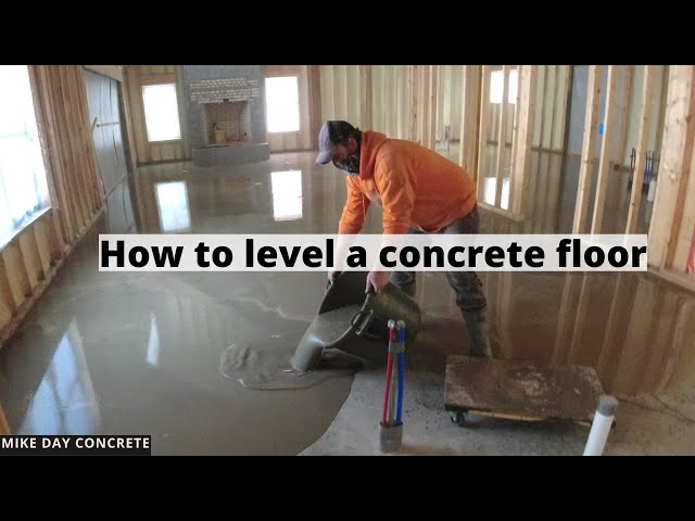 How To Self Level A Concrete Floor: My Simple Process