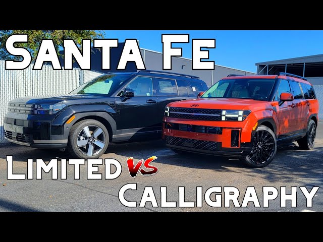 Differences between the 2024 Santa Fe Limited and Santa Fe Calligraphy