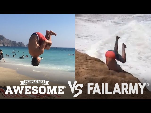 Backflips & Sandboarding | People Are Awesome vs. FailArmy