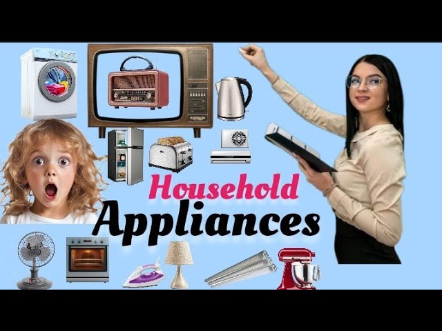 Home Appliances' Names with pictures | Household Appliances Names | electric appliances | Appliances