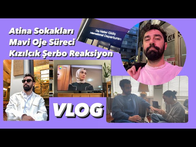 Aynı Videoda İki Tur Atina | Kızılcık Şerbo’ya Reaksiyon Şoku | Mavi Oje Keyfi | VLOG