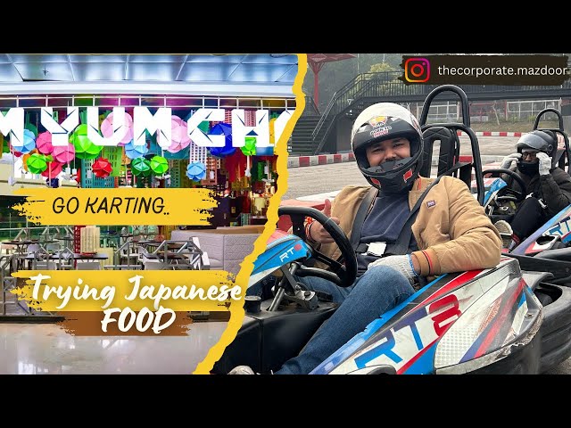 Go Karting on largest track | Trying Japanese Food | Yum Yum Cha