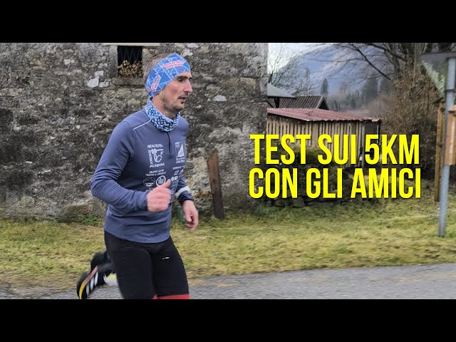 Faccio un test sui 5 kilometri con gli amici!