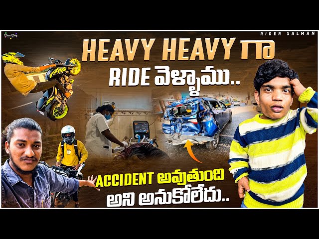 Accident అయింది మన Subcriber కి😣||Ring Riyaz Bike లో Dubai Ride😆#ridersalman#ringriyaz#trending#like