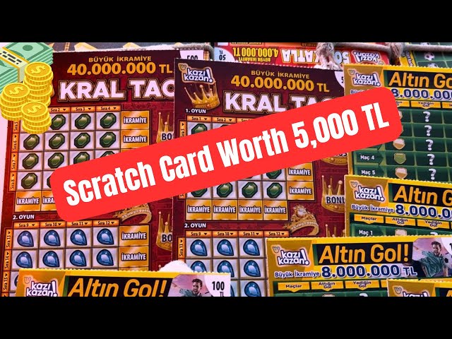 We Are Looking for Big Wins on New Scratch Cards Worth 5,000 TL