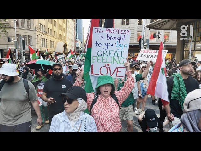 Tens of thousands turn out for a march against Gaza genocide they tried to ban