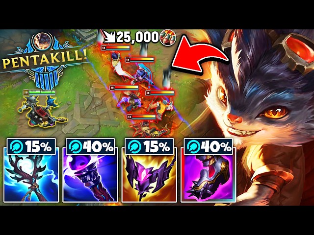 RUMBLE BUT I HAVE 100% MAGIC PEN AND MY SPELLS DO TRUE DAMAGE (PENTAKILL WITH ULT)