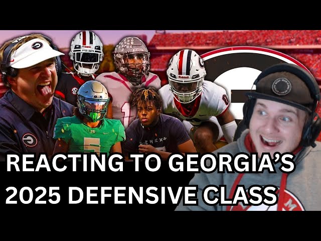 Bama Fan Reacts to Georgia's 2025 Defensive Class (Sharpe Sports)