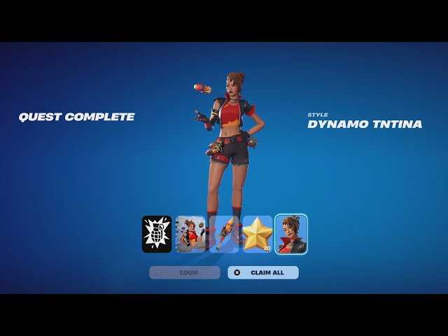 Unlock NOW 💥Dynamo TnTina💥 BATTLE PASS Skin In Fortnite, Here's How!!