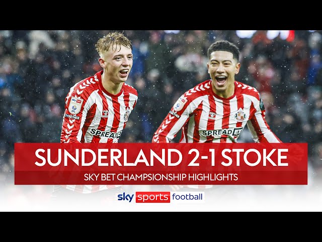 Watson scores late WINNER for Black Cats 👊 | Sunderland 2-1 Stoke | EFL Highlights