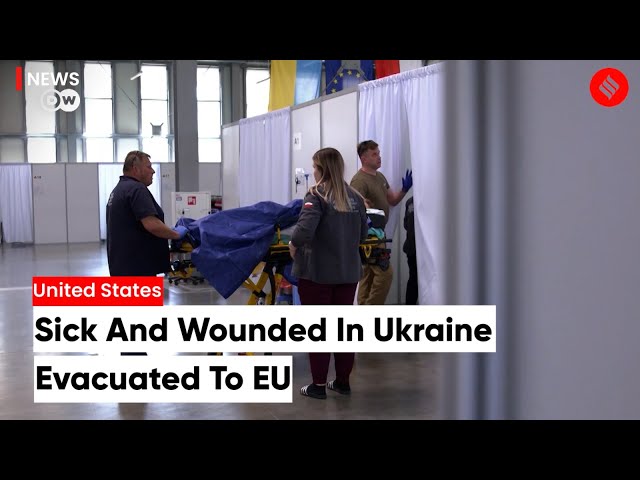 Sick And Wounded In Ukraine evacuated to EU