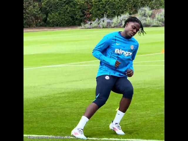 Malo Gusto Wins Chelsea’s Beep Test 💪 #malogusto #chelseafc #chelsea #cfc #football #stamfordbridge