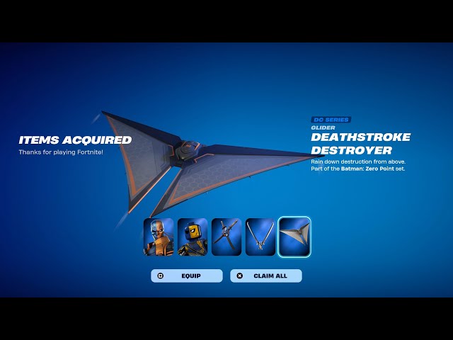 How To Get Deathstroke Destroyer Glider NOW FREE CODES In Fortnite!