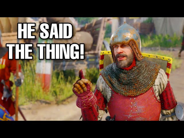 The best 4th wall break moment in Kingdom Come Deliverance 2