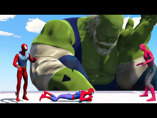 Spider Man Injured & Scarlet-Spiderman SNEAKING THRU HULK MAESTRO - WHAT IF