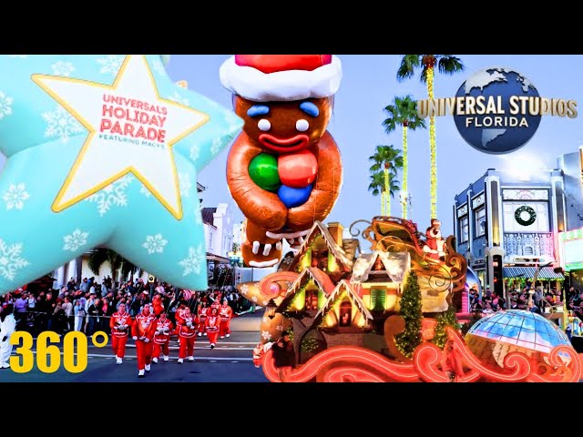 360 Universal Holiday Parade ft Macy's 2024