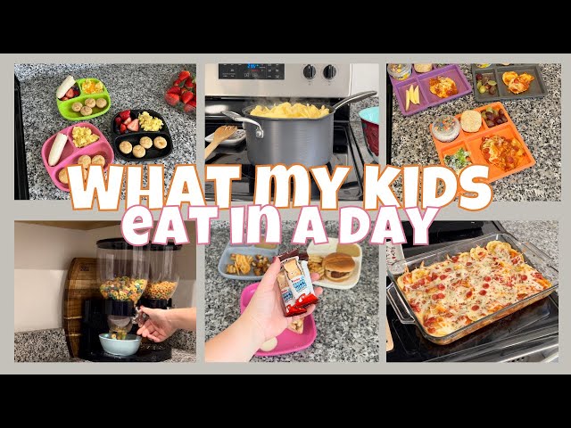 WHAT MY 3 KIDS EAT IN A DAY // MEAL IDEAS FOR PICKY KIDS // EASY RECIPES // BREAKFAST, LUNCH &DINNER