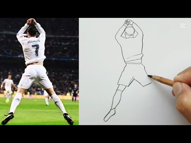 Cristiano Ronaldo Pencil Sketch Tutorial