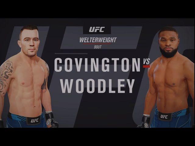 Covington vs Woodley Full Fight | EA SPORTS UFC PS5 Gameplay 🎮🥊