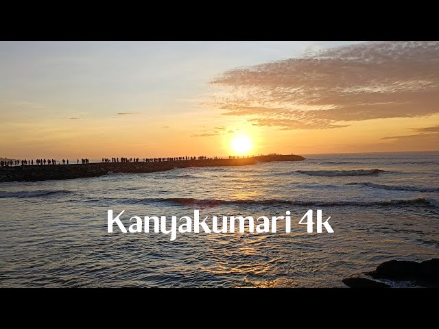 Kanyakumari sunrise in 4k