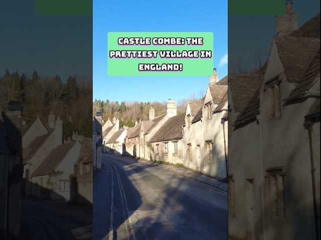 Discover the Prettiest Village in England! #shorts #castlecombe