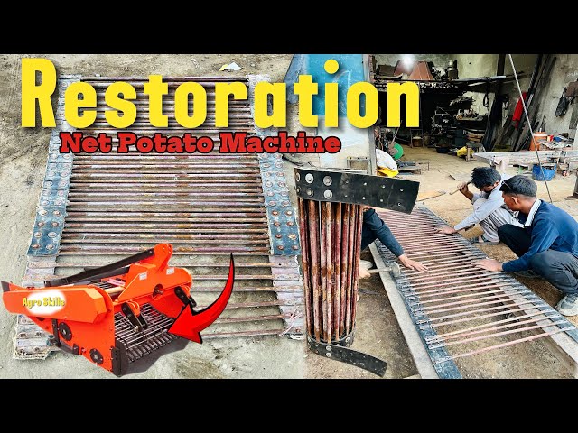 RESTORED TO PERFECTION! Hand Made Net Potato Machine Restoration"Agro Skills Video