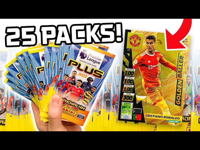 Hunting for CRISTIANO RONALDO *GOLDEN BALLER*!! | Adrenalyn XL PLUS 2022 Pack Opening (25 packs!)