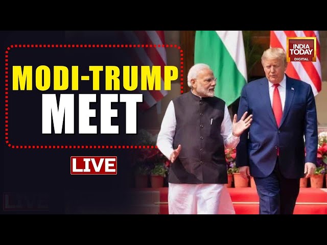 Modi-Trump Meet LIVE: PM Modi Meets Donald Trump In Washington, DC | India Today LIVE From US