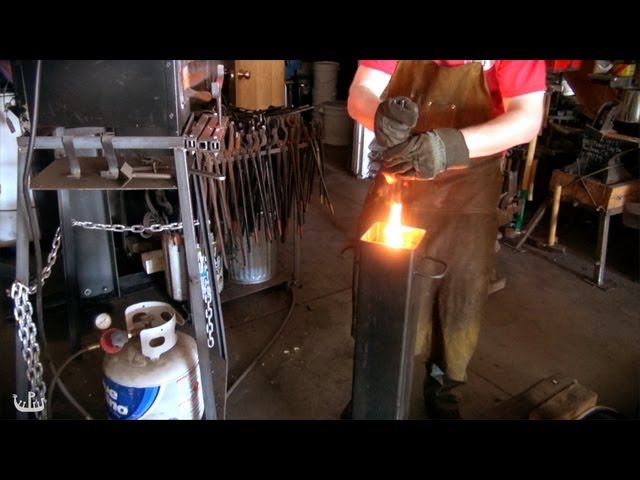 Making a Knife from Crucible Steel (Wootz Seax - Wootz Ep. 5)