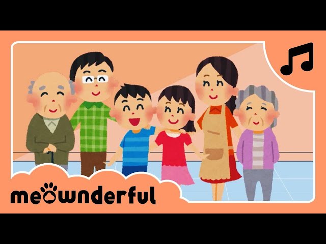 Happy Family Song | Learn About Family Members for Kids | Family Nursery Rhyme for Kid | Meownderful