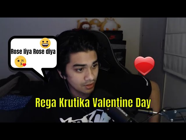 Rega krutika valentines day | regaltos share valentine day | rega krutika funny reaction payal