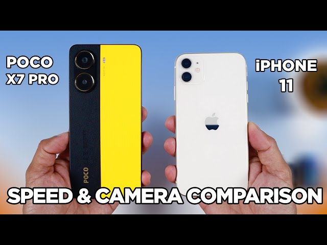 POCO X7 Pro vs iPhone 11 SPEED TEST & CAMERA Comparison | Zeibiz