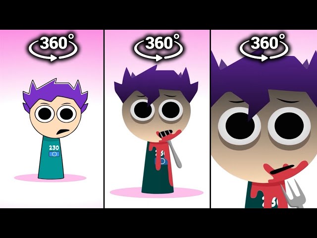 360° Sprunki OC ALL Phases | Incredibox Compilation COMPLETE